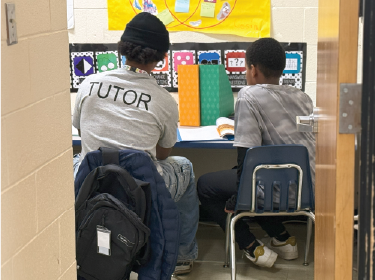 tutor and student